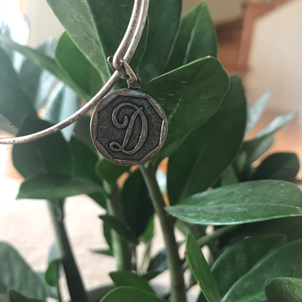 Alex & Ani 2015 “D” Bracelet Silver